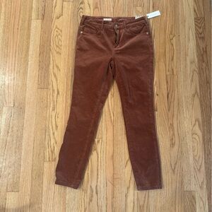 Anthropologie High Rise Women Jeans in Rust